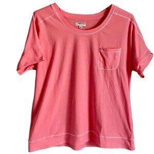 Anne Klein Pink Short Sleeve Tee Women's Medium